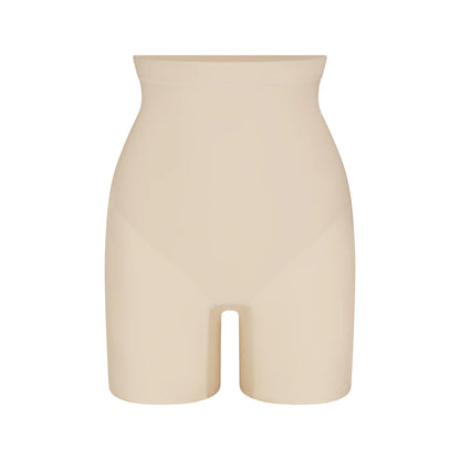 SKIMS BODY CORE SCULPT MID RISE SHORT | SAND