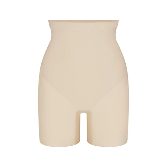 SKIMS BODY CORE SCULPT MID RISE SHORT | SAND