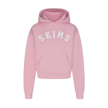 COTTON FLEECE LOGO CLASSIC HOODIE | HALITE WITH SNOW LOGO
