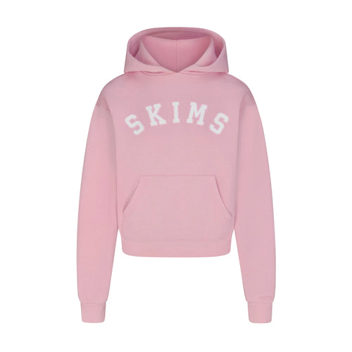 COTTON FLEECE LOGO CLASSIC HOODIE | HALITE WITH SNOW LOGO