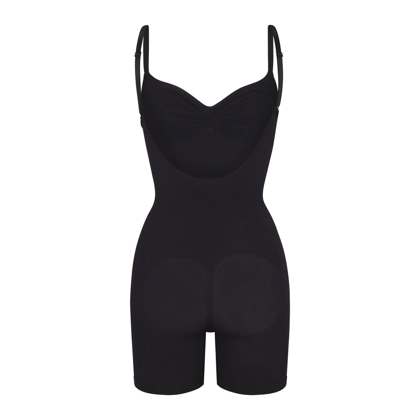 SEAMLESS SCULPT LOW BACK MID THIGH BODYSUIT | ONYX