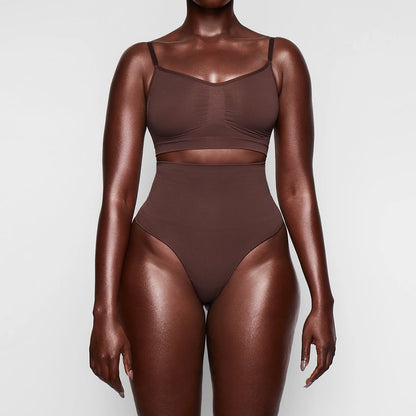 SEAMLESS SCULPT BRALETTE | COCOA