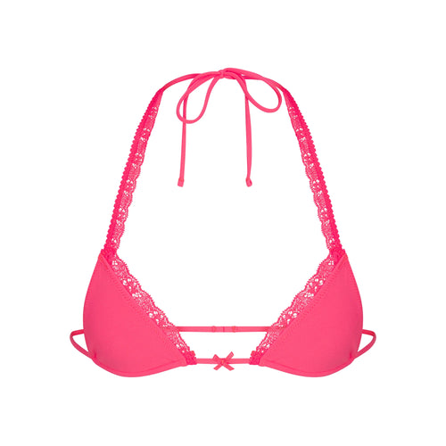 FITS EVERYBODY LACE MICRO BRALETTE | ULTRA PINK