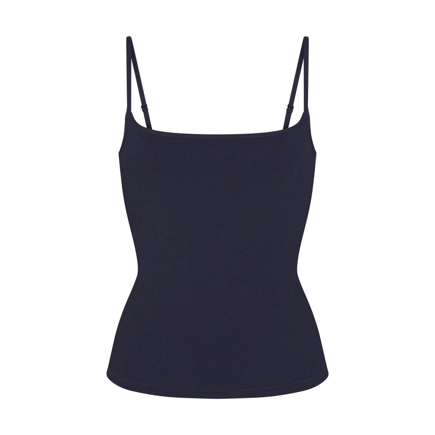 COTTON JERSEY SCOOP NECK CAMI | NAVY