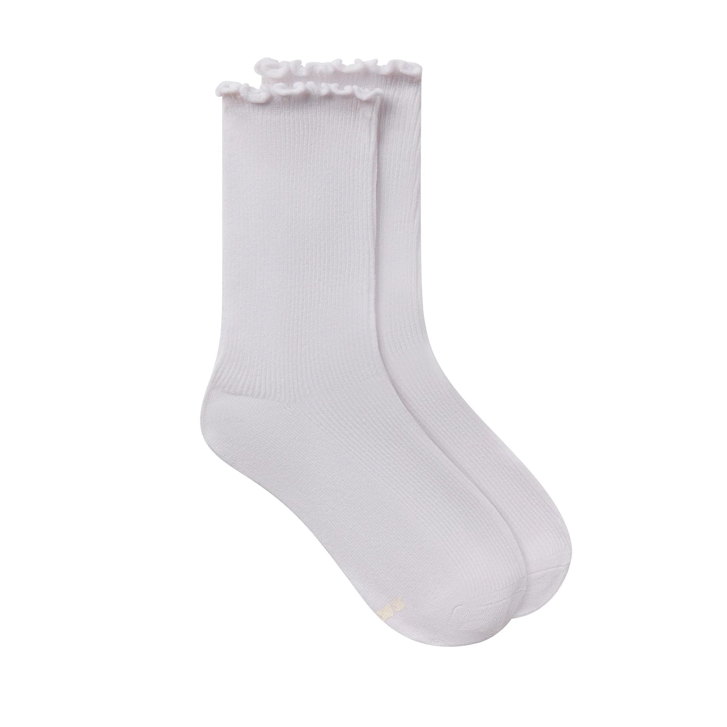 LETTUCE EDGE CREW SOCK 2-PACK | BUBBLEGUM AND SNOW