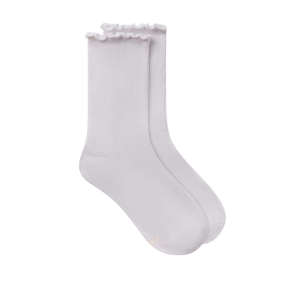 LETTUCE EDGE CREW SOCK 2-PACK | BUBBLEGUM AND SNOW