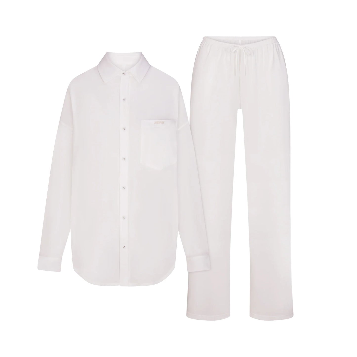 ORGANIC COTTON SLEEP LONG SLEEVE SET | SNOW