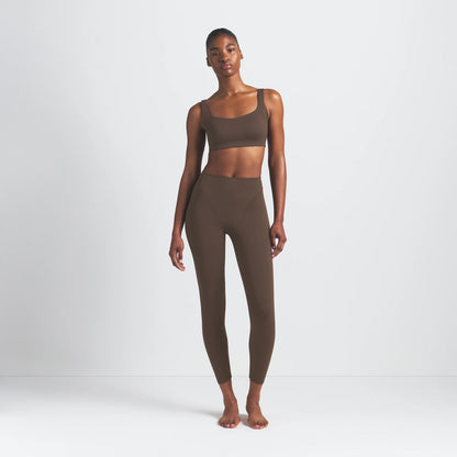 NikeSKIMS MATTE V-LINE 26" LEGGING | DARK SEPIA