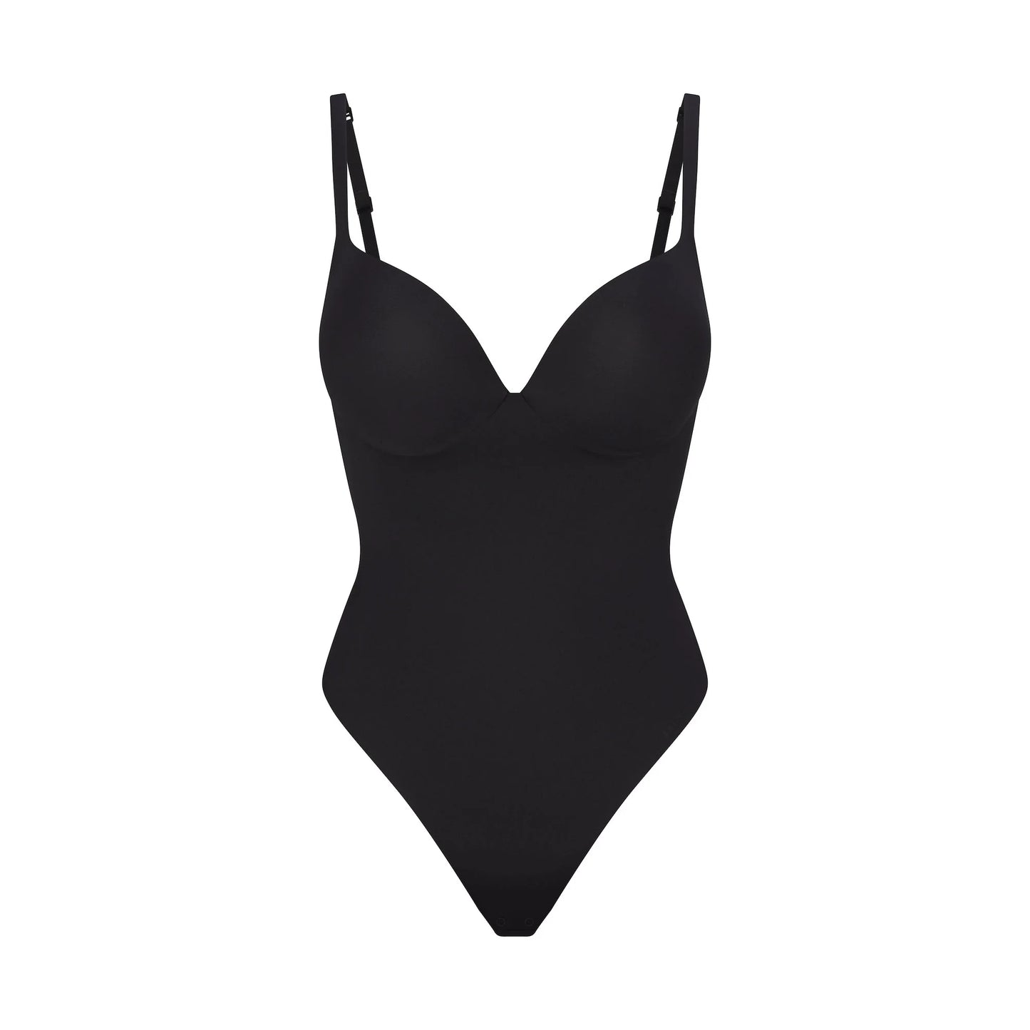 SKIMS ULTIMATE BODY PUSH-UP THONG BODYSUIT | ONYX