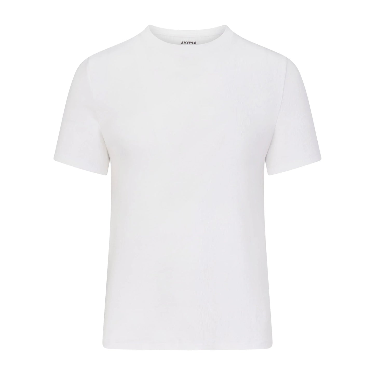 SKIMS COTTON RIB MENS T-SHIRT | CHALK
