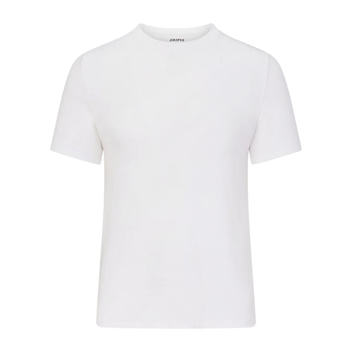 SKIMS COTTON RIB MENS T-SHIRT | CHALK