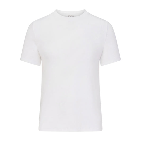 SKIMS COTTON RIB MENS T-SHIRT | CHALK