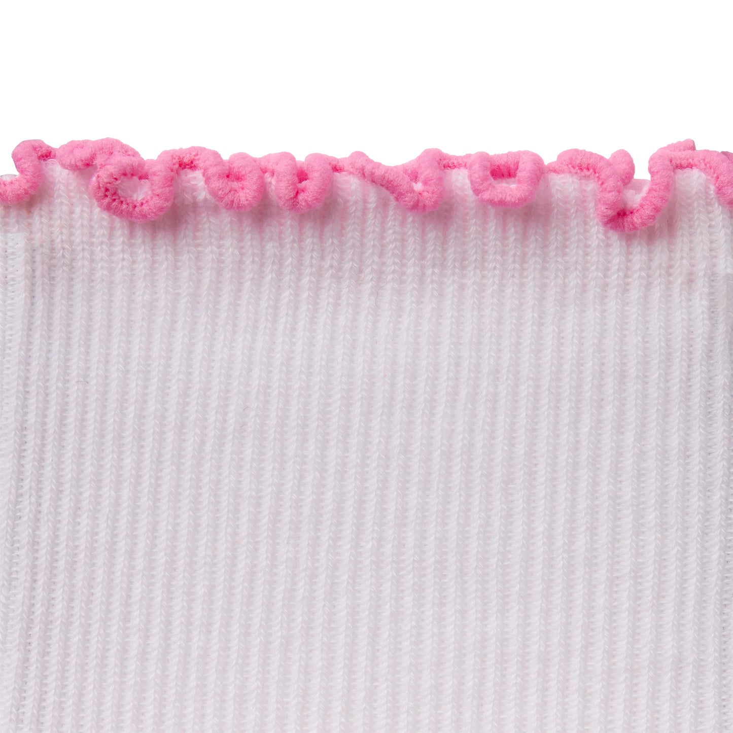LETTUCE EDGE CREW SOCK 2-PACK | BUBBLEGUM AND SNOW