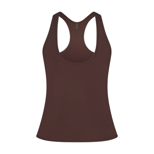 NikeSKIMS AIRY RACERBACK TANK | DARK SEPIA