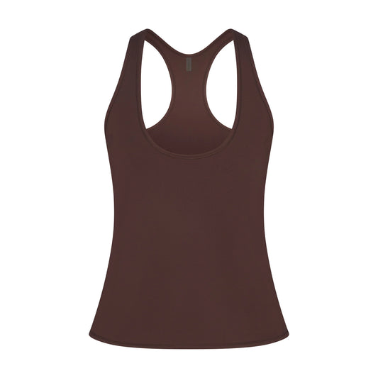 NikeSKIMS AIRY RACERBACK TANK | DARK SEPIA