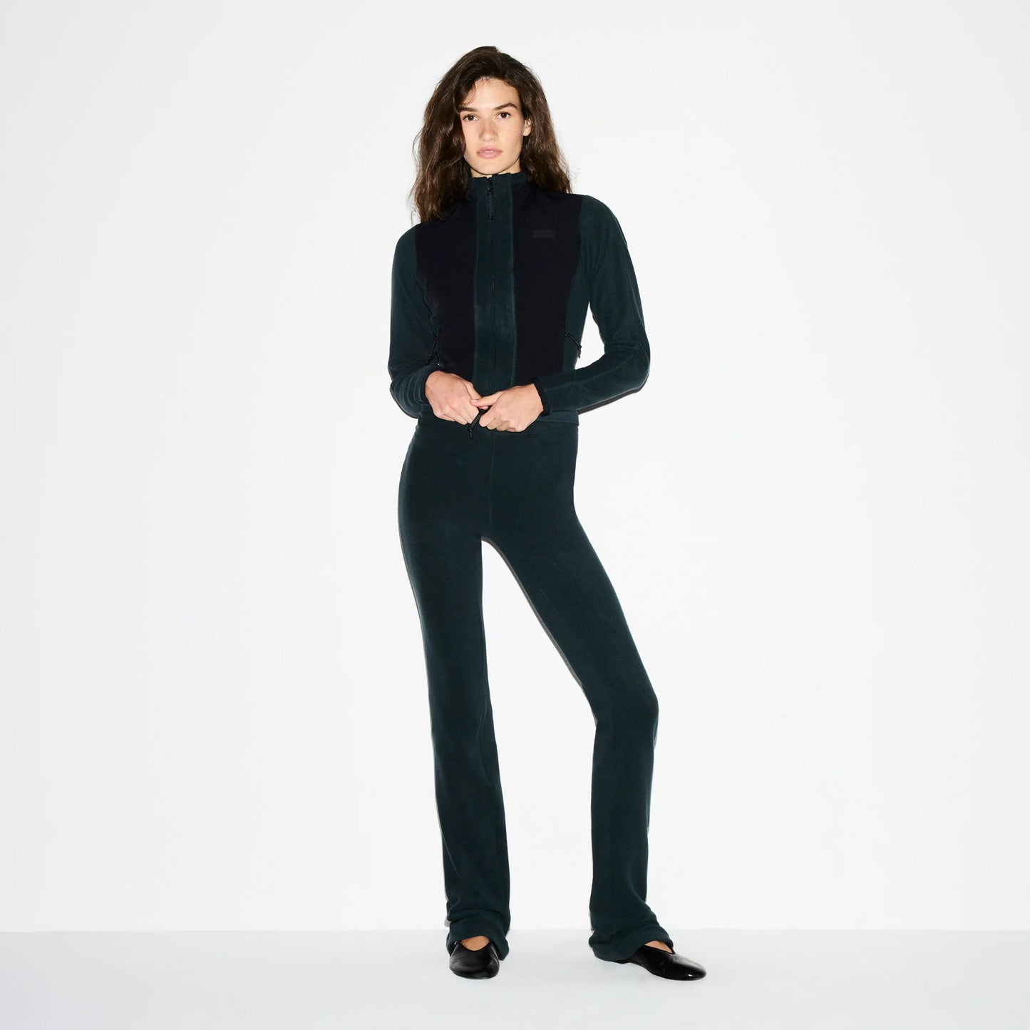 OUTDOOR FLEECE PANT | DARK TEAL