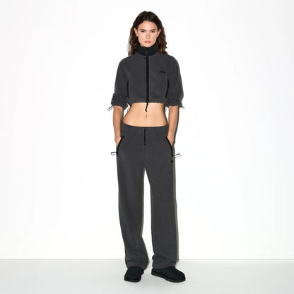 OUTDOOR FLEECE STRAIGHT LEG PANT | ASH