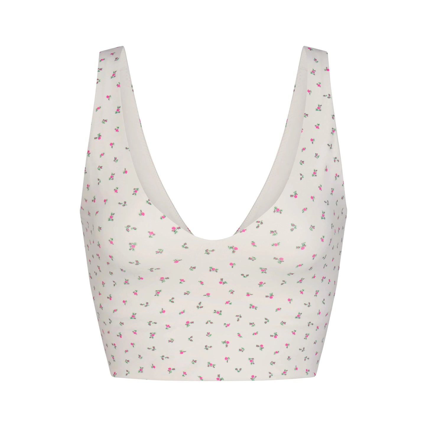 NikeSKIMS MATTE V-NECK BRA TOP | DITSY FLORAL PRINT