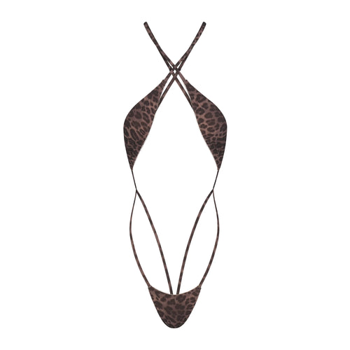 FITS EVERYBODY PICOT MICRO TEDDY | UMBER LEOPARD PRINT