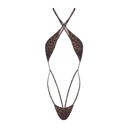 FITS EVERYBODY PICOT MICRO TEDDY | UMBER LEOPARD PRINT