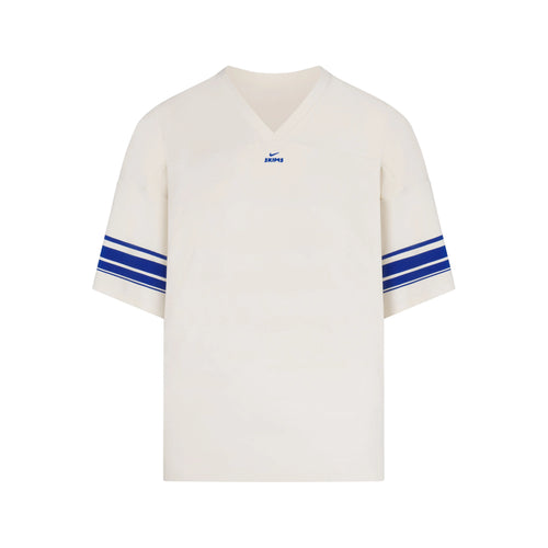 NikeSKIMS STRETCH KNIT OVERSIZED V-NECK TOP | IVORY