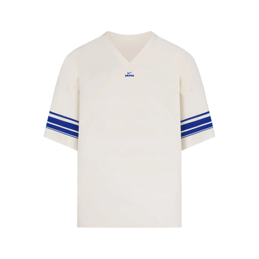 NikeSKIMS STRETCH KNIT OVERSIZED V-NECK TOP | IVORY
