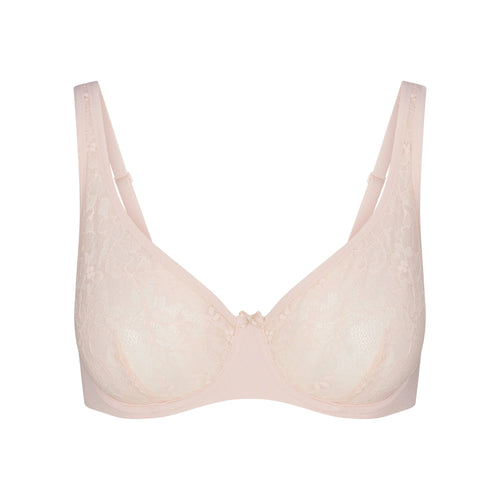 SKIMS LACE UNLINED MINIMIZER BRA | PRIMROSE