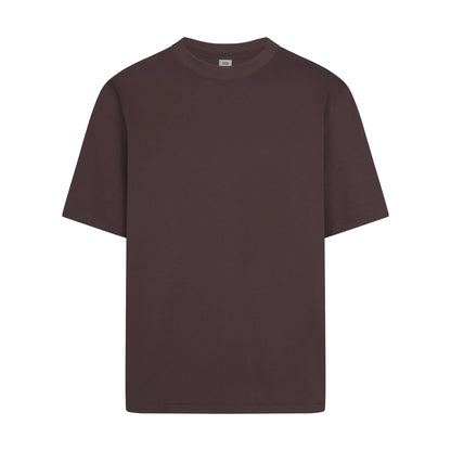 HEAVYWEIGHT COTTON MENS RELAXED T-SHIRT | RAISIN