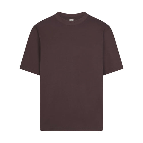 HEAVYWEIGHT COTTON MENS RELAXED T-SHIRT | RAISIN
