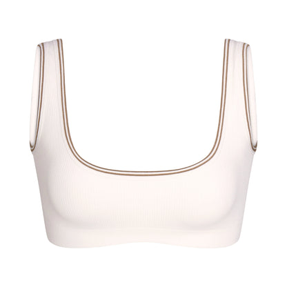 NikeSKIMS RIBBED SEAMLESS MICRO SCOOP BRA | IVORY