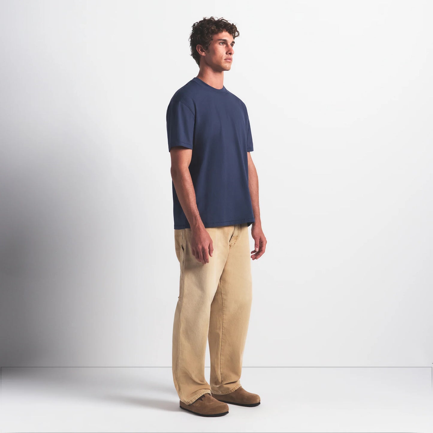 HEAVYWEIGHT COTTON MENS RELAXED T-SHIRT | DAMSON
