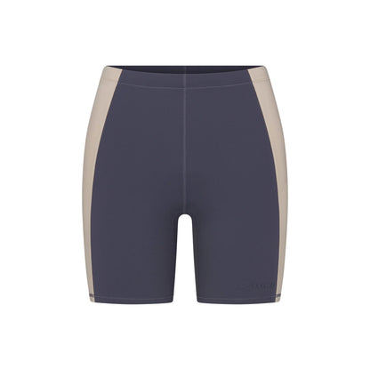 NikeSKIMS MATTE SHINE MIX 5" BIKER SHORT | DEEP ROYAL AND STONE