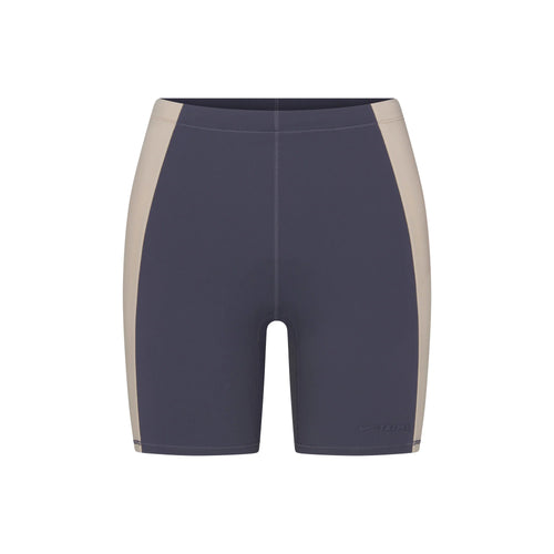 NikeSKIMS MATTE SHINE MIX 5" BIKER SHORT | DEEP ROYAL AND STONE
