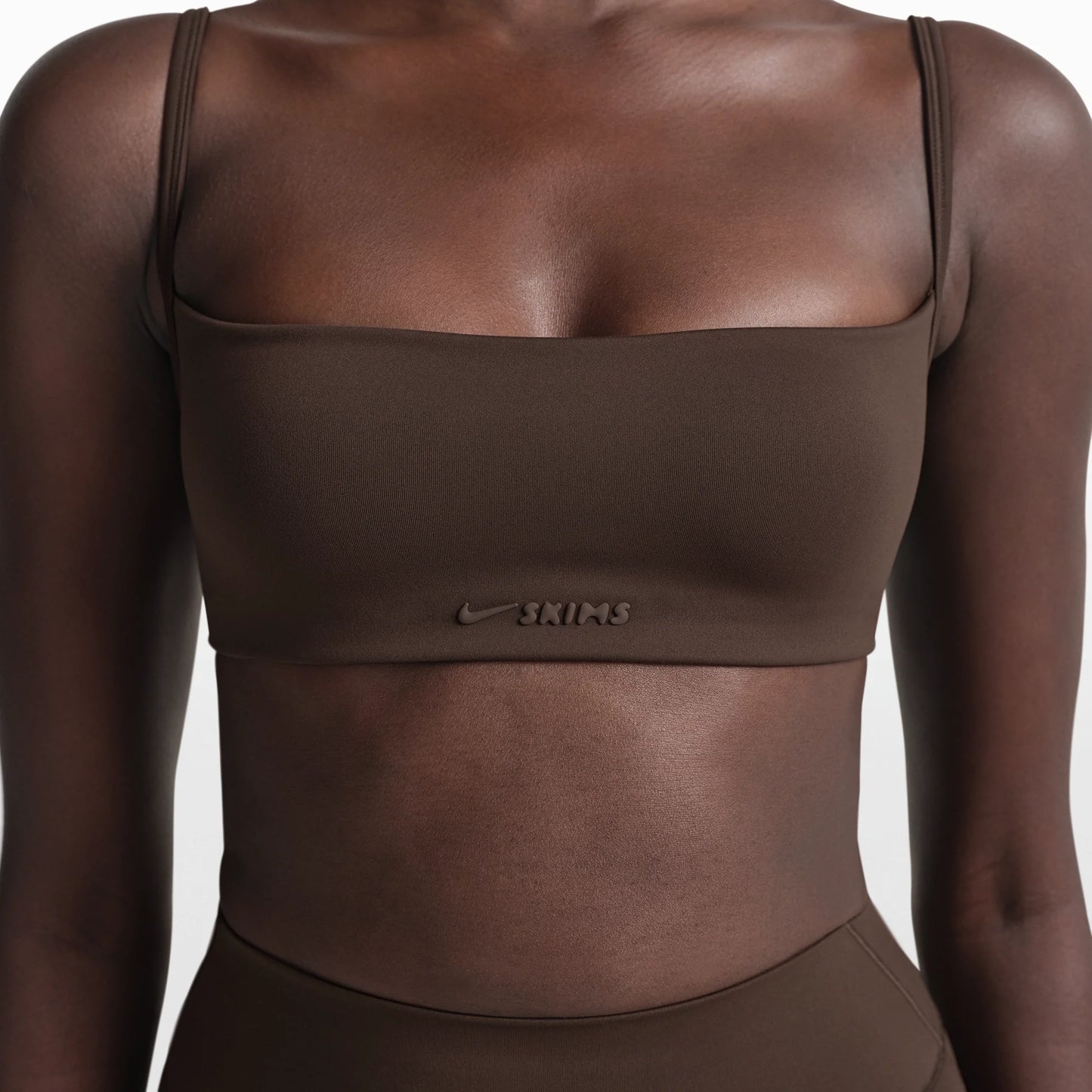 NikeSKIMS MATTE MICRO BRA | DARK SEPIA