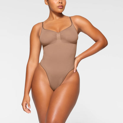 SEAMLESS SCULPT THONG BODYSUIT | SIENNA