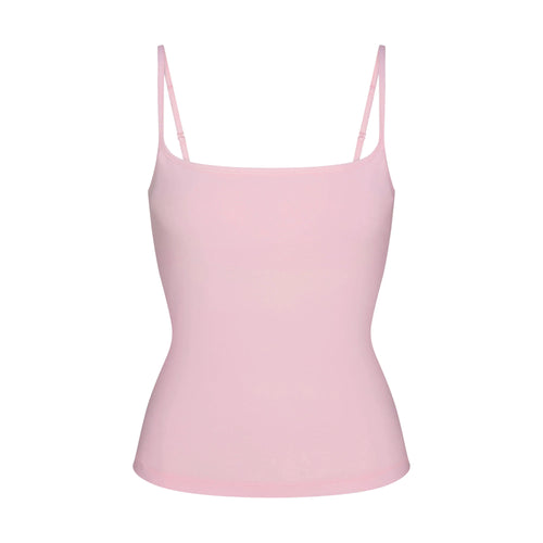COTTON JERSEY SCOOP NECK CAMI | CHERRY BLOSSOM