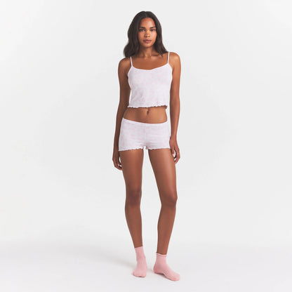SKIMS SLEEP CAMI SET | SNOW DELICATE FLORAL PRINT
