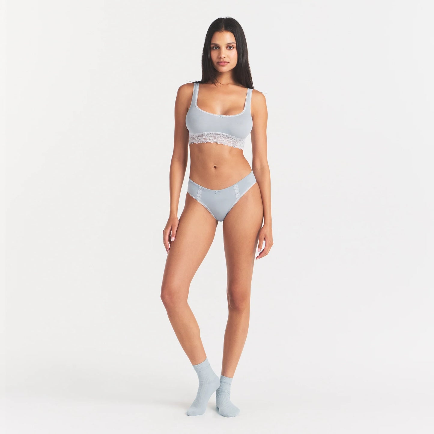 LIGHTWEIGHT COTTON LACE SCOOP BRALETTE | AIRSPACE