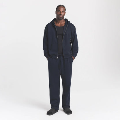 FLEECE LOUNGE MENS CLASSIC STRAIGHT LEG PANT | NAVY