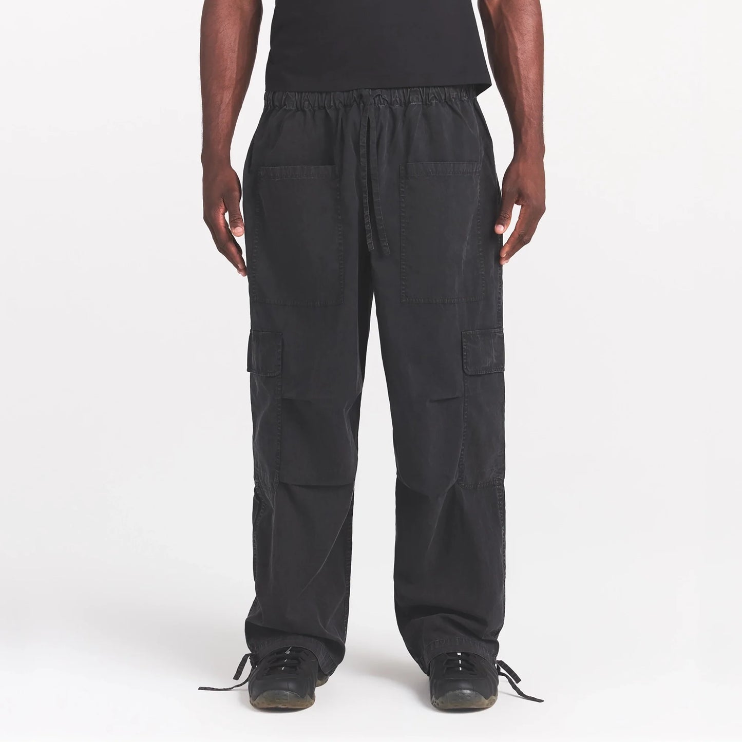 WOVEN MENS CARGO PANT | ONYX