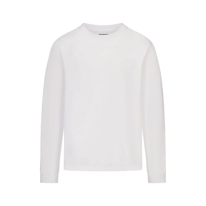 HEAVYWEIGHT COTTON MENS RELAXED LONG SLEEVE T-SHIRT | CHALK