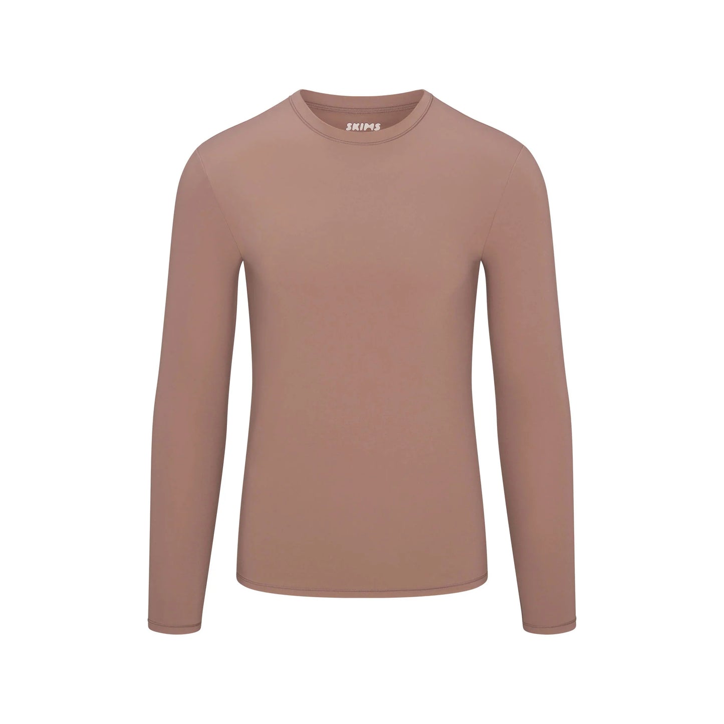 FITS EVERYBODY MENS SLIM LONG SLEEVE T-SHIRT | UMBER