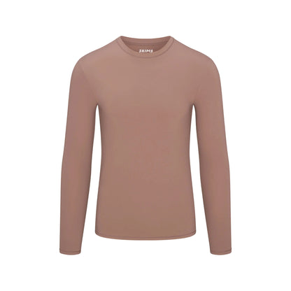 FITS EVERYBODY MENS SLIM LONG SLEEVE T-SHIRT | UMBER
