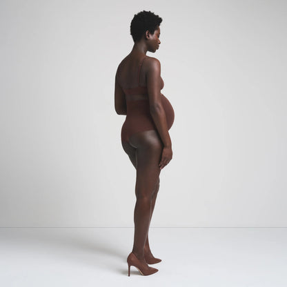 FITS EVERYBODY MATERNITY HIGH-WAISTED BRIEF | COCOA