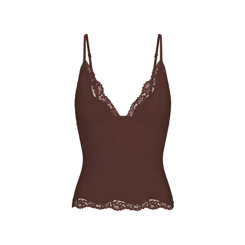 FITS EVERYBODY LACE TRIANGLE CAMI | ESPRESSO