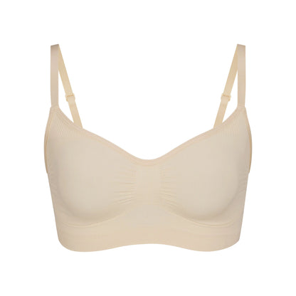 SEAMLESS SCULPT BRALETTE | SAND