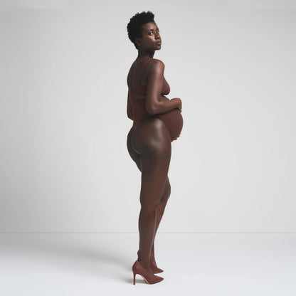 FITS EVERYBODY MATERNITY HIGH-WAISTED THONG | COCOA