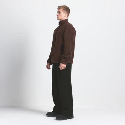 ARCTIC FLEECE MENS ZIP UP JACKET | ESPRESSO