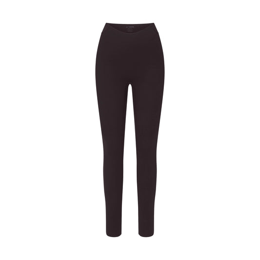 NikeSKIMS STUDIO STRETCH DIPPED 29" LEGGING | DARK ROAST