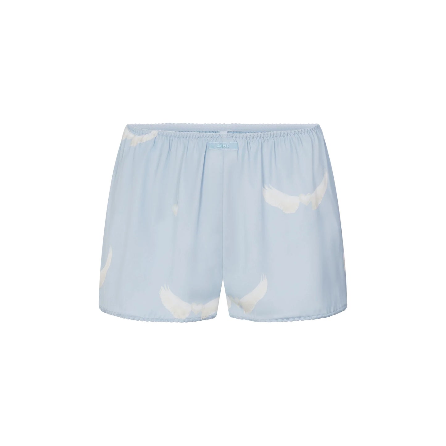 WOVEN SHINE CAMI AND SHORT SLEEP SET | AERO WING HEARTS PRINT